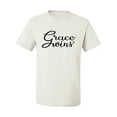 thumbnail image 2 of Wild Bobby Grace Wins Script Inspirational/Christian Men Graphic Tee, White, 5X-Large, 2 of 5