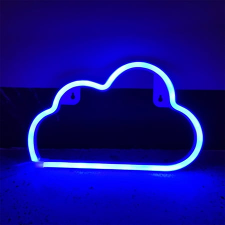 

NIUREDLTD LED Cloud Neon Light Sign Night Lamp Wall Art Decorative Room Party Decor