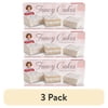 (3 pack) Little Debbie Fancy Cakes, Crème Filled White Cakes, 12.5 oz (10 count)