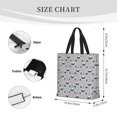 thumbnail image 4 of Lafuoo Christmas Gnome 1 Pattern Single Shoulder Convenience Bag, Large Capacity Zippered Handbag for Shopping, Unisex-One Size, 4 of 7