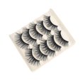 thumbnail image 1 of 5 Pairs Exaggerated Fake Eyelashes High-grade Fiber Eyelashes Sexy Long Thick Artificial Lashes Women Makeup Eyelashes, 1 of 3