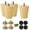 Wood Color, variant on Uxcell Wood Furniture Legs 4Pcs, Hardwood Replacement Legs for Sofa DIY Walnut Color 3.94 inch