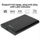thumbnail image 5 of Carcasa para disco duro externo SSD Bling Bling de 2,5 pulgadas SATA USB 3.0 Negro, 5 of 8