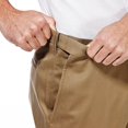 thumbnail image 4 of CHOK Pantalon Premium Sans Repassage Kaki à devant Plat Coupe Classique HC10884, 4 of 8