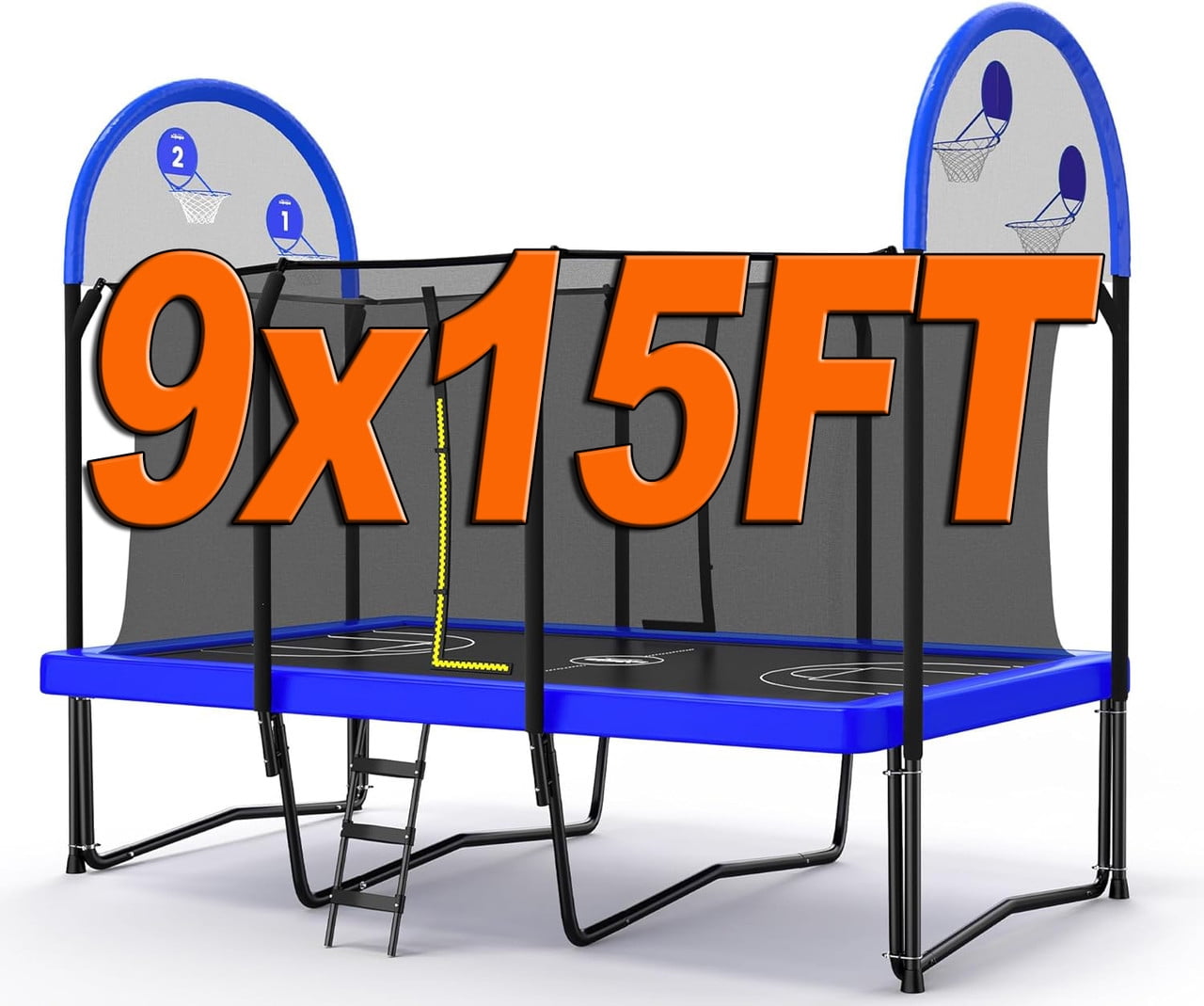 Zippy's Playroom & JUMP DVD4枚セット Zupapa Kids Trampoline with Enclosure Net, 425LBS Capacity, All