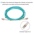 thumbnail image 4 of 8 Metros 26,2 pies Fibras Parche Cable Multimodo Dúplex LC-LC OM4 LSZH Fibras Óptico Puente Verde para Rojo Transceptor Instrumentación 1 Uds, 4 of 6