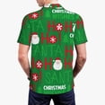 thumbnail image 5 of Rocae Cute Santa for Men's Short Sleeve Polo Shirt, Quick Drying Performance Moisture Wicking Sports Men's Golf Shirt Medium, 5 of 9