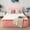 Pink, variant on OLINOA Queen Hybrid Mattress Memory Foam Mattress Bed with Headboard, Medium Firm Bed in a Box, No Assembly Required & No Bed Frame Needed for Bedrooms, Apartment, Blue