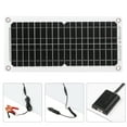thumbnail image 4 of Yeacher 12W Solar Panel Kit with Controller USB Port Off Grid Monocrystalline Module with SAE Connection Cable Kits for Camping Car Boat Marine, 4 of 8
