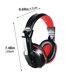 thumbnail image 3 of Auriculares con Micrófono para Ordenador Portátil, Auriculares con Cable para Pc de Escritorio, Tecnología Activa de Cancelación de Ruido con Batería de 30 Horas, 3 of 8