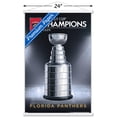 thumbnail image 3 of NHL Florida Panthers - 2024 Stanley Cup Team Logo Wall Poster with Magnetic Frame, 22.375" x 34", 3 of 4