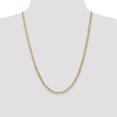 thumbnail image 2 of 14k Yellow Gold 24 Inch 3.8mm Concave Curb Chain Necklace Pendant Charm, 2 of 9