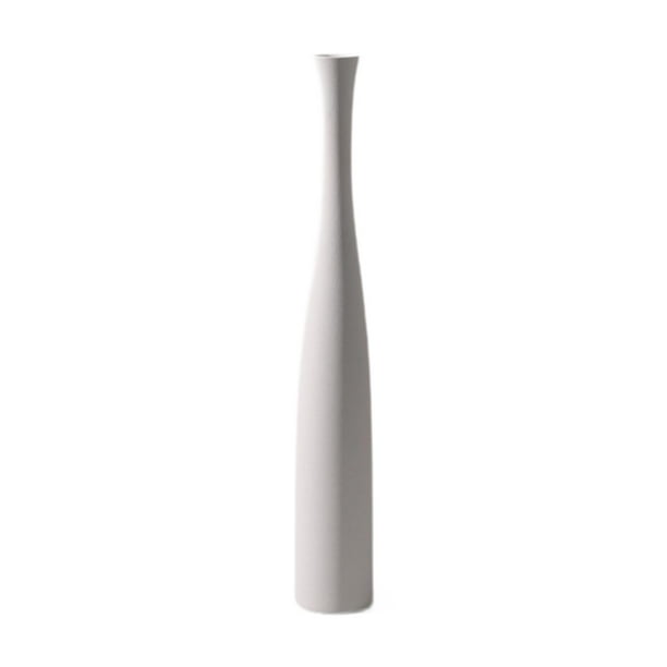 Jarrón alto de cerámica BLESIY decoración para centros de mesa 6x6x405cm