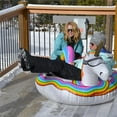 GoFloats Winter Snow Tube Unicorn The Ultimate Sled & Toboggan