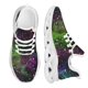 thumbnail image 1 of Zapatillas deportivas con estampado de cielo estrellado rojo, cómodas y transpirables, con plataforma tejida, para correr, personalizadas, 1 of 6