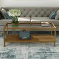 thumbnail image 2 of Evelyn&Zoe Rigan 45" Wide Rectangular Coffee Table, Brass, 2 of 11