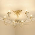 thumbnail image 6 of Golden Lighting Lillianne 6-light Semi-Flush Mount in Antique Ivory, 6 of 6
