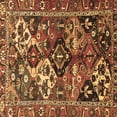 thumbnail image 1 of Ahgly Company Indoor Square Persian Brown Traditional Area Rugs, 4' Square, 1 of 4