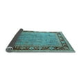 thumbnail image 2 of Ahgly Company Indoor Rectangle Oriental Light Blue Industrial Area Rugs, 2' x 5', 2 of 4