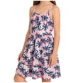 thumbnail image 5 of Atogsazn Childrens Girls Summer Dress Casual Flowy Spaghetti Strap Sleeveless Tiered Sundress A-Line Dresses Black 15-16 Years Fashion, 5 of 6
