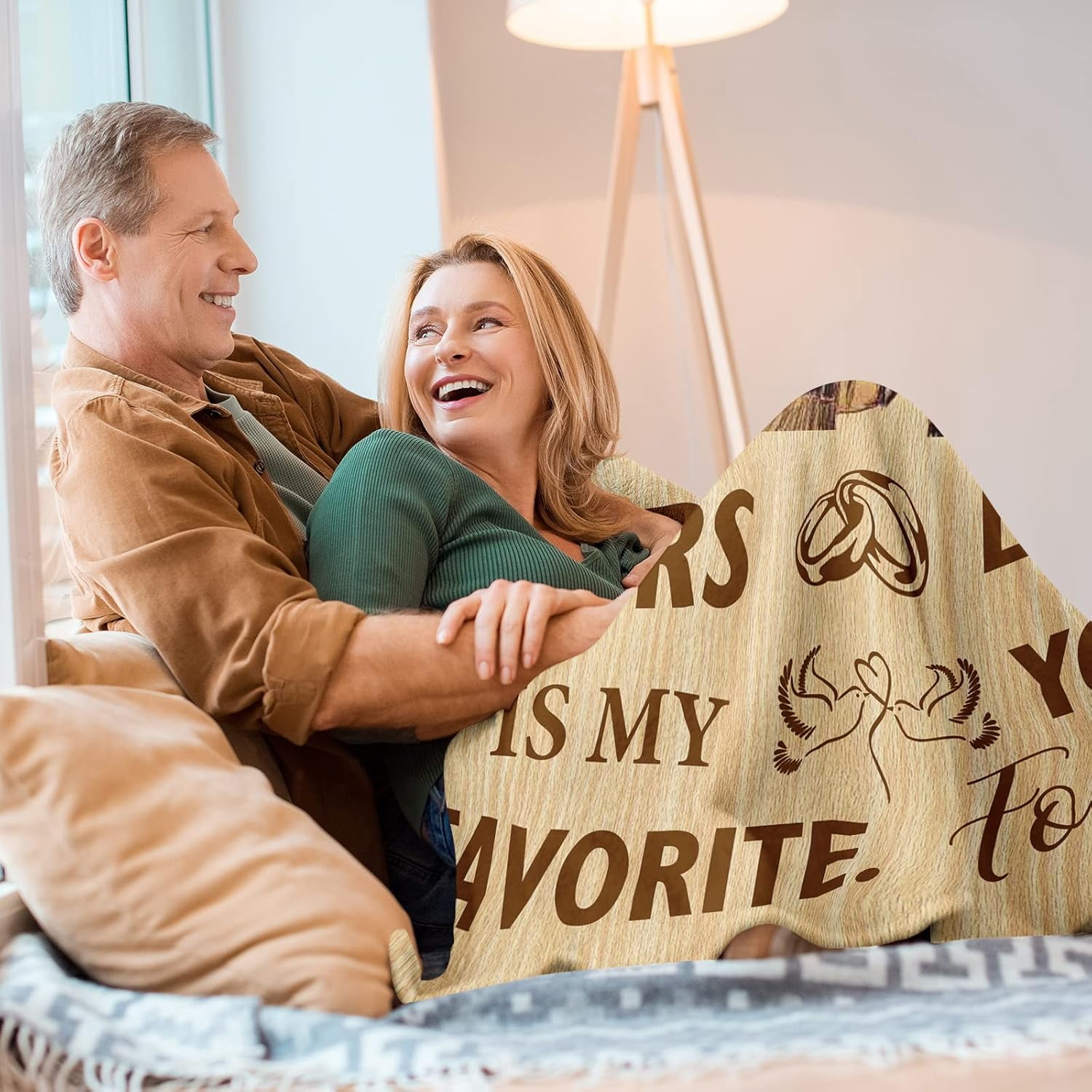 Wedding Anniversary Blanket Gifts for Him Her Wife Husband Men Women, Best Romantic Anniversary Marriage Gift for Couple Mom Parents, Happy Anniversary for Girlfriend Boyfriend Gifts Blanket