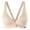 1Beige, variant on Everyday Bras for Womens Front Button Brassiere Full Coverage Shelf Bras Support Push-Up Anti-Sagging Bra Lightweight Suitable Bralettes Everyday Wirefree Comfortable Support Underwear