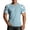 D-Light Blue, variant on MAOQHI T Shirts for Man Summer Short Sleeve with Camouflage Printed Patchwork Crew Neck Top Loose Casual Tees Camo Blouses