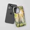 thumbnail image 3 of Forest Sunbeams Watercolor iPhone Protective Case, 3 of 7