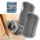 thumbnail image 1 of 2-Pack Corner Cat Grooming Brush with Catnip Wall Mount Massage Comb for Pet Self-Grooming and Scratching Solution, 1 of 1