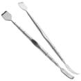 thumbnail image 3 of Miangastore 2Pcs Metal Facial Tools Blackhead Removal Flat Blade Practical Design for Skin Care, 3 of 8