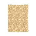 thumbnail image 7 of DouZhe Ultra-Soft Micro Fleece Lightweight Flannel Bed Blanket, Vintage Yellow Paisley Floral Print Cozy Warm Throw Blankets, 50"x40", 7 of 7