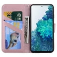 thumbnail image 4 of Allytech Galaxy S20 FE Case, Galaxy S20FE Wallet Case, Cute Animal Embossed Flip Folio Stand Cards Holder Magnetic Clasp Wallet Case Cover for Samsung Galaxy S20 FE - Rosegold, 4 of 9