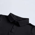 thumbnail image 6 of Eltusu Boys Polo Shirts, Short Sleeve Two Pieces Soft Pullover Collar Shirts Black Size 1-13 T, 6 of 8