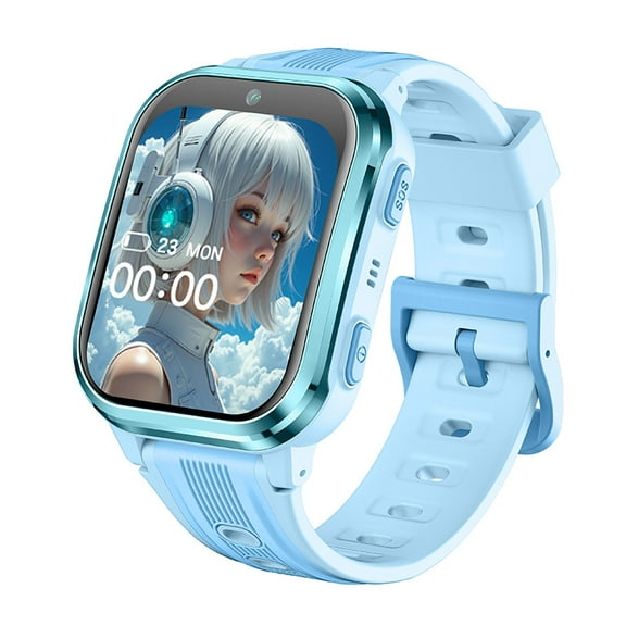 4G Android Kids Smart Watch with 1.72 inch IPS Screen-Blue