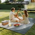 thumbnail image 4 of Mountains Outdoor Rug for Patio/Deck/Porch, Non-Slip Large Area Rug 4 x 6 Ft, Farmhouse Forest Nature Trees Landscape Indoor Outdoor Rugs Washable Area Rugs, Reversible Camping Rug Carpet Runner, 4 of 8