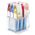 thumbnail image 1 of mDesign Stackable Plastic Food Storage Bin, Open Front, X-Large, 2 Pack - Clear, 1 of 8