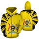 thumbnail image 3 of Sudadera con cremallera y estampado 3D de la bandera de Uganda para hombres y mujeres, sudaderas con capucha de país africano, sudaderas casuales holgadas de manga larga para la calle, 3 of 5