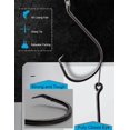 thumbnail image 4 of czcpp-Circle Hooks Rigs Saltwater Steel Leader Wire, 25pcs Heavy Duty Circle Hook with Leader Wire Bass Catfish Fishing Lure Rig, 4 of 4