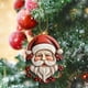 thumbnail image 5 of Decoraciones Navideñas onlyliua Árbol de Navidad Colgante Papá Noel Artesanía de Resina, 5 of 5