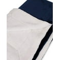 thumbnail image 2 of BirdRock Home Plush Reversible Sherpa Throw Blanket - Navy - 50 x 60", 2 of 4