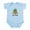 Sky Blue, variant on CafePress - The World Is Waiting Body Suit - Baby Light Bodysuit, Size Newborn - 24 Months
