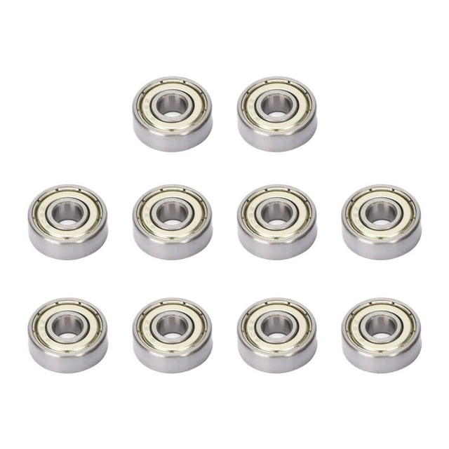 Deep Grooves Ball Bearing, 17mm OD Even Hardness Double Shield Dual Seals Bearings For Machine