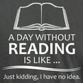 thumbnail image 3 of CafePress - Book Lover Gifts A Day Without Reading Is Like.. - Mens Comfort Colors Shirt, 3 of 5