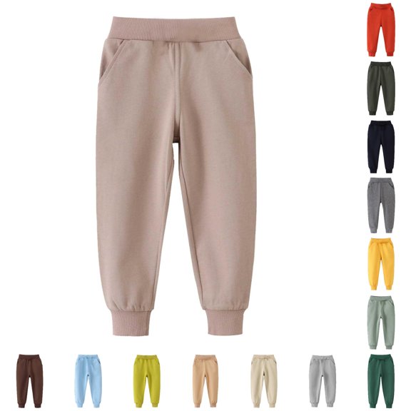 Girls' Autumn Winter Style Long Pants Sports Elastic Children's Pants Boys Pants Girls Ski Tights 5-6 Years