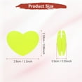 thumbnail image 3 of Tennis Racket Dampener [4PCS] - Funny Heart Shape Silicone Tennis Shock Absorber Racket Vibration Dampener [Fluorescent Yellow], 3 of 7