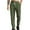 Army Green, variant on Mens Sweatpants Casual Cropped Pants Sport Pocket Drawstring Durable Elastic Waist Jogger Pants Beige,M