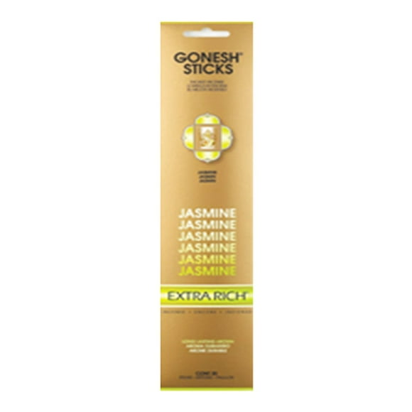 Gonesh Encens Extra Riche - Jasmin (20 Bâtons dans 1 Paquet) (Lot de 3)