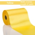 thumbnail image 2 of Cinta decorativa ATRBB de 4 pulgadas, satén amarillo, rollo de 25 m, 2 of 7