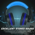 thumbnail image 2 of TSV Gaming Headset with Microphone for PC, PS4, PS5, Xbox One, Nintendo Switch, 3.5mm over-Ear Wired Headphones with Noise Canceling, Stereo Sound Bass Headset for PC, Laptop, Desktop, Tablets, Mobile, 2 of 10