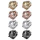 thumbnail image 5 of Pendientes de terapia magnética linfática, 4 pares, duraderos, circonitas, 6 mm, código de producto 70308, 6 mm, 5 of 5